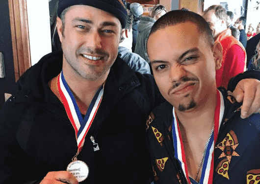 taylor-kinney-winning-ski-downhill-chamionship Taylor Kinney Ski Downhill Championship